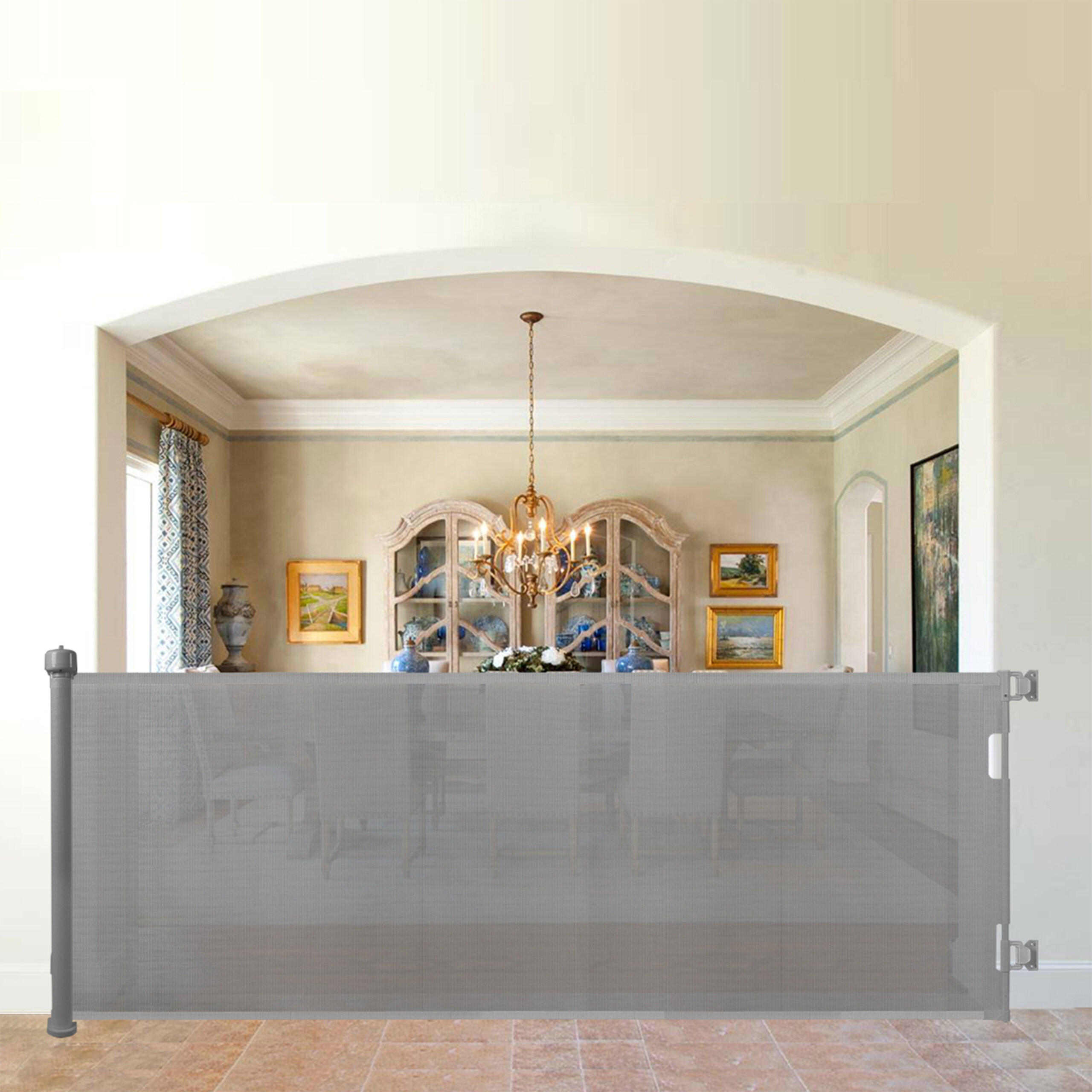 TÜRSCHUTZGITTER - Grau, Kunststoff/Metall (300/1cm) - Relaxdays