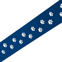 SICHTSCHUTZSTREIFEN PREMIUM Dekor Tapsi für Doppelstabzäune Enzianblau 2,55m - Blau, Kunststoff (255/19cm) - ZAUN|ZU