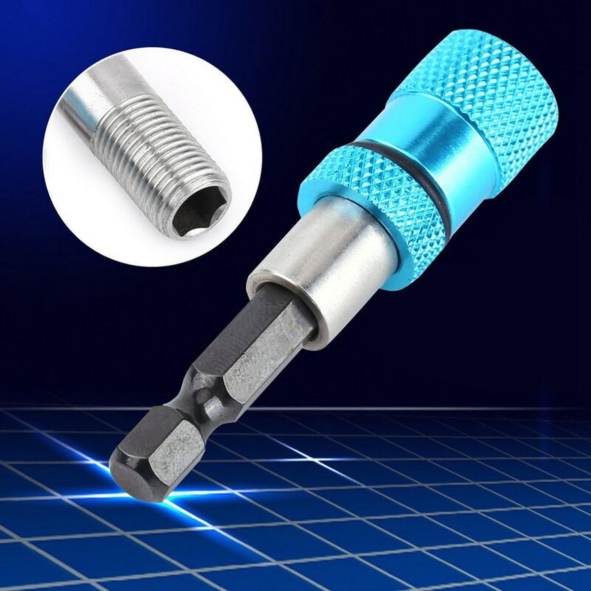 BIT-SATZ,60MM - Blau, Metall (6.5/6.5/1.5cm) - LIBRATON