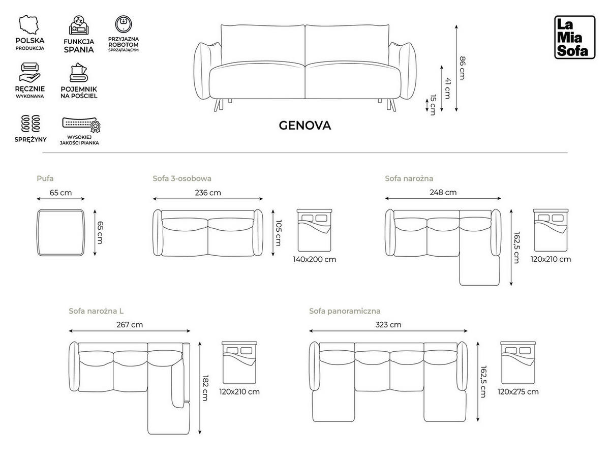 3-SITZER SOFA mit Schlaffunktion Samt Stoff Grau - Schwarz/Grau, Textil/Metall (230/86/105cm) - Makamii