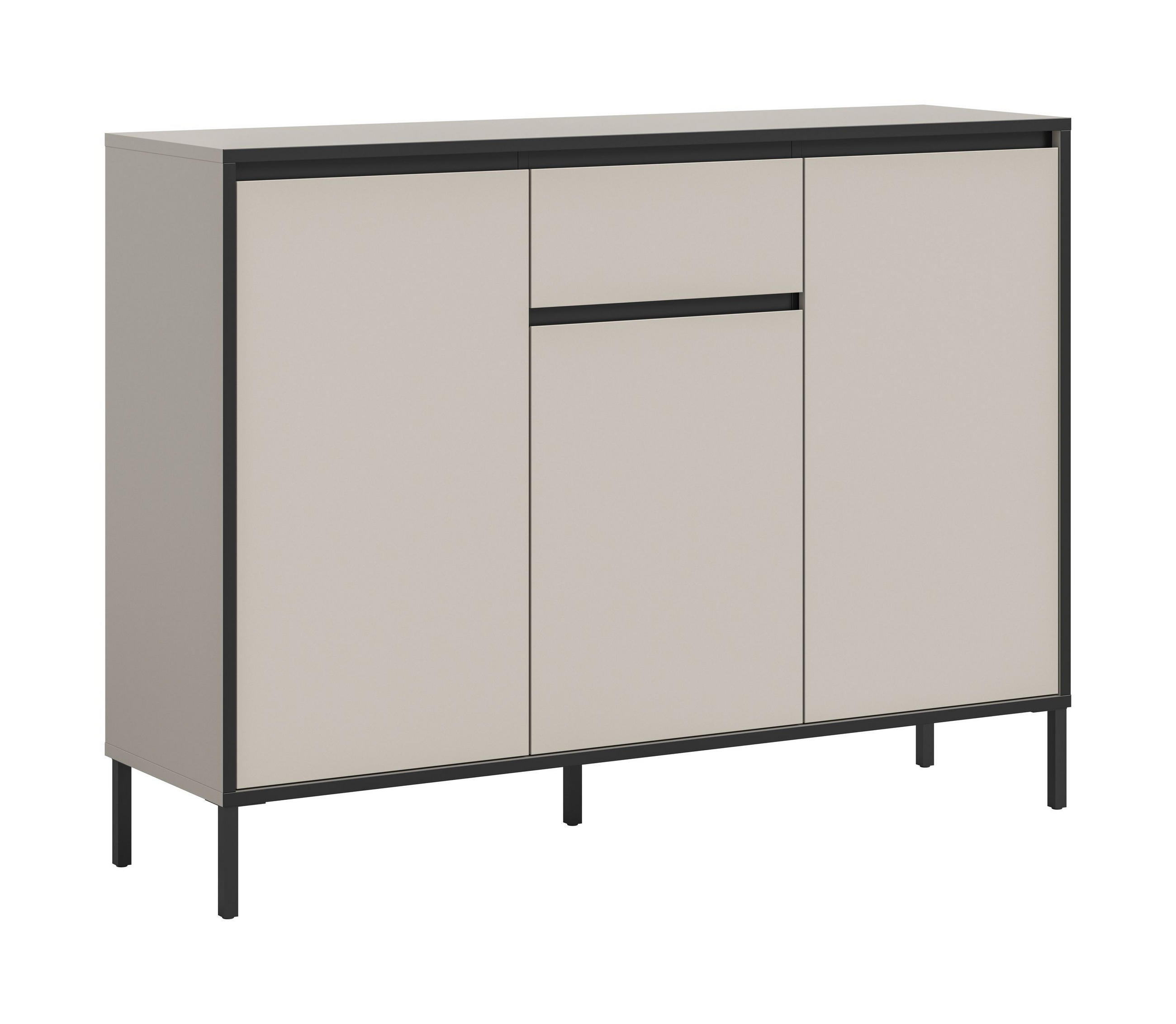 KOMMODE TRON (B/H/T: ca. 136/101/38 cm) in Kaschmir/Kaschmir - Kaschmir, Holzwerkstoff (136/101/38cm)