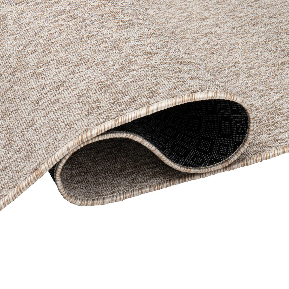 TEPPICH NIZZA Silber 240/340 cm - Silberfarben, Kunststoff (240/340cm) - Tapiso