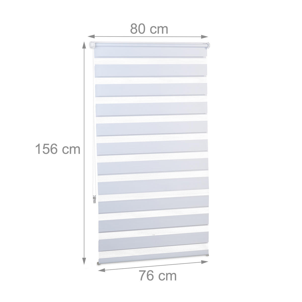 DOPPELROLLO Klemmfix - Multicolor, Kunststoff/Textil (80/156/6.5cm) - Relaxdays