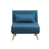 SCHLAFSESSEL - 1 Person - Stoff - Blau - - Blau, Textil (74/75/78cm) - Vente-Unique