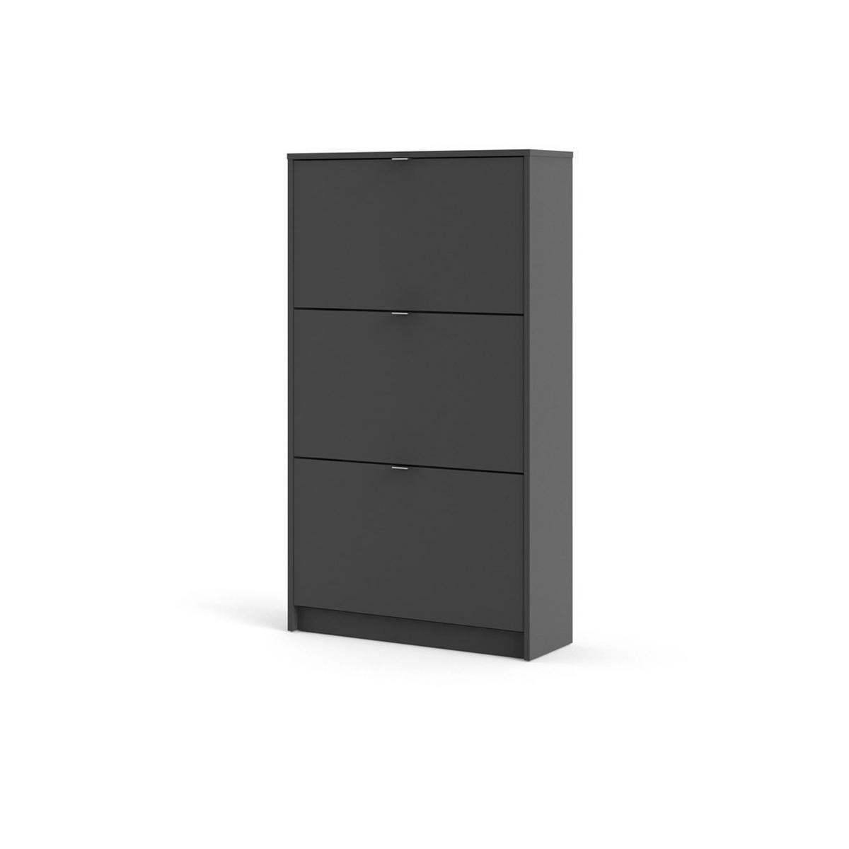 SCHUHKIPPER grau - Grau, Holzwerkstoff (71/124/25cm) - ebuy24