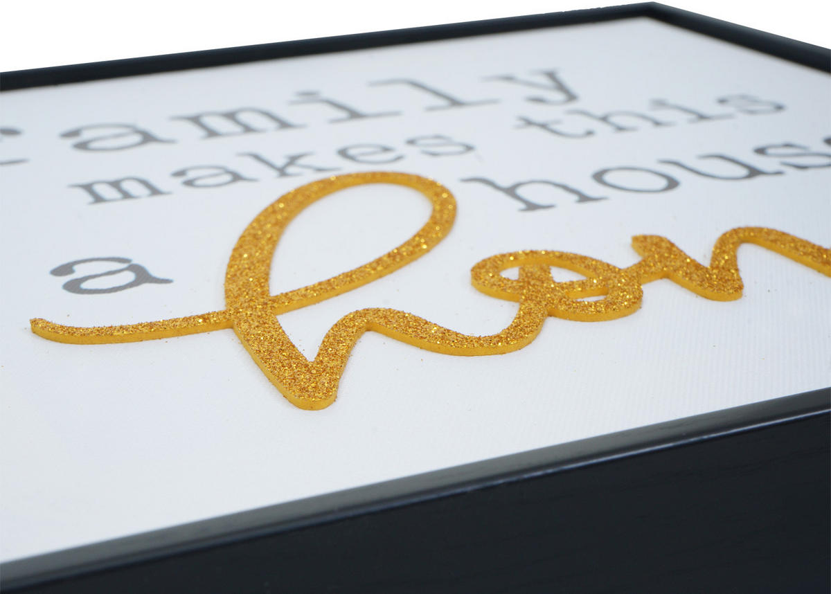 SESTAVA ZIDNIH SLIK Črna, komplet 4 kosov - črna, les (30/30cm) - MCW