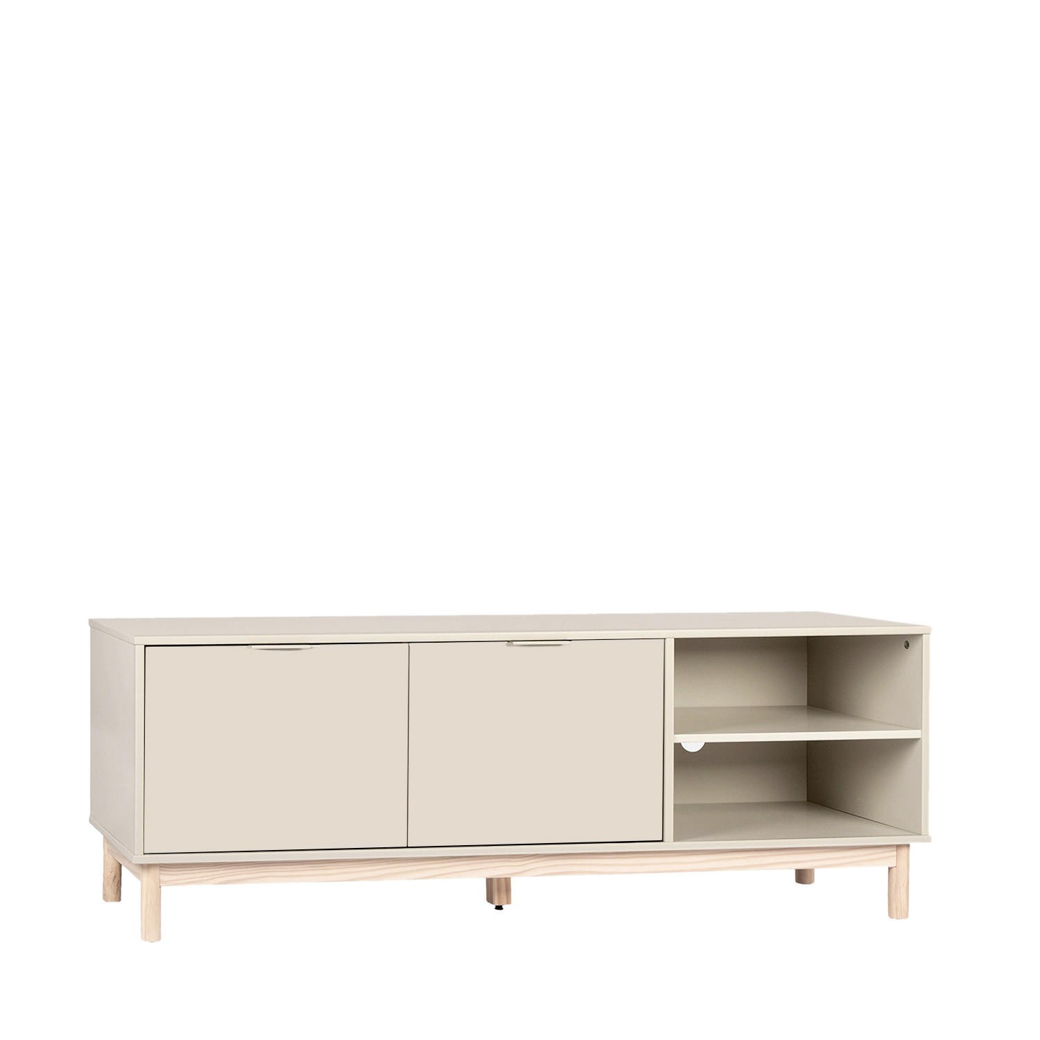 Klast Home Tv-Element Grau 140x53x38 cm