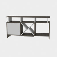 TV-ELEMENT Auburn Weiss Frig - Walnussfarben/Weiß, Holzwerkstoff (120/60.6/29.6cm)