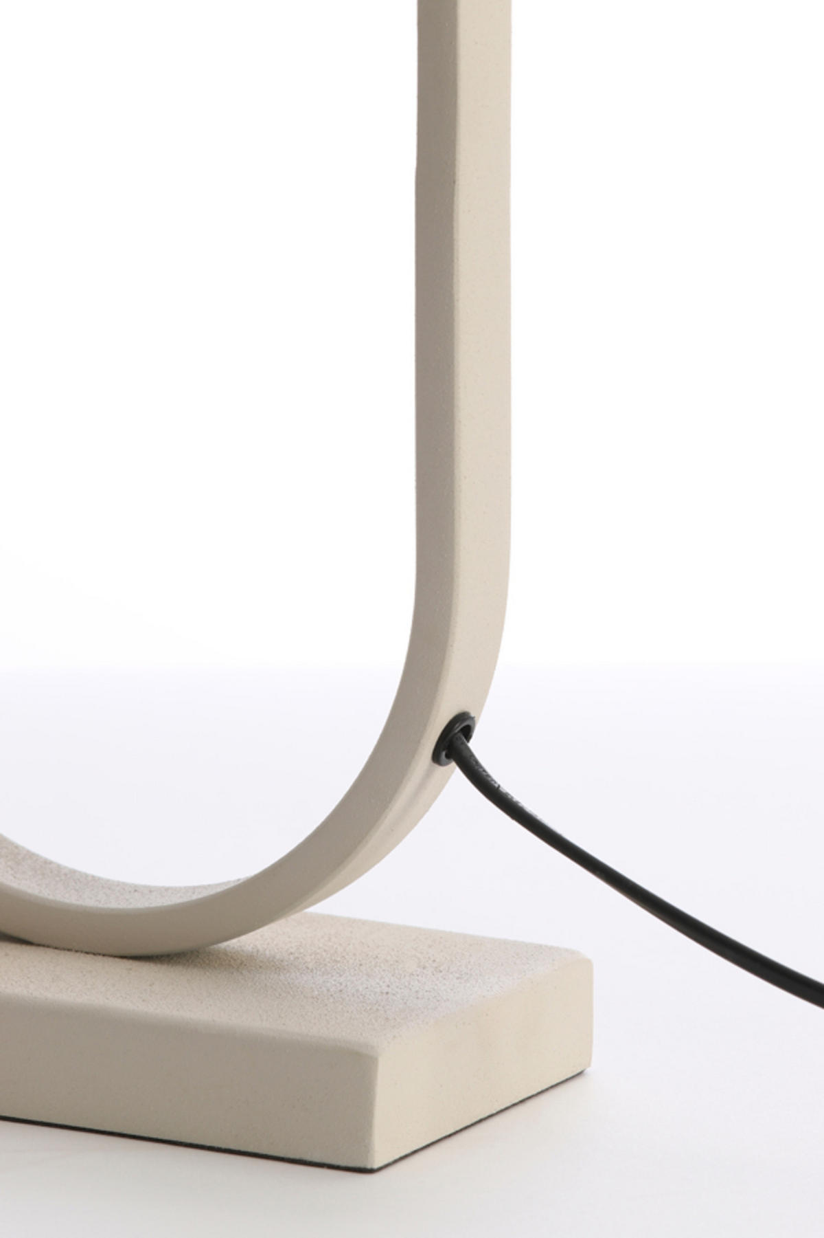 LAMPENFUSS Jamiri Weiß 20/13/55 cm - Weiß, Metall (20/13/55cm) - Light & Living