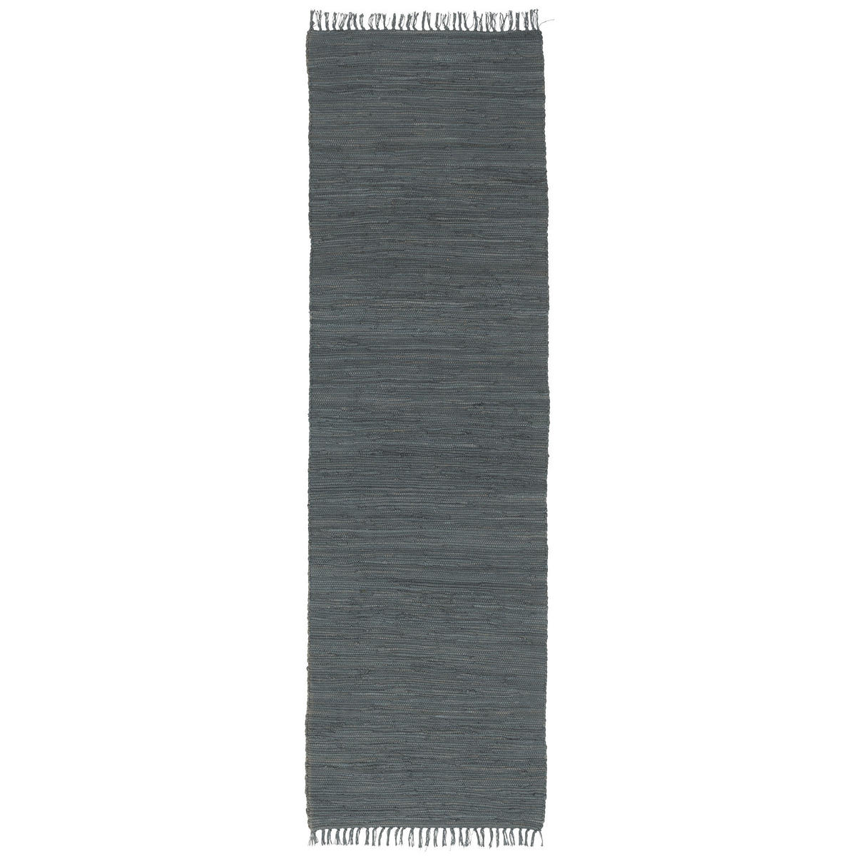 BAUMWOLLE NATUR TEPPICH LÄUFER JOLLY COTTON - Anthrazit, Textil (60/120cm) - Pergamon