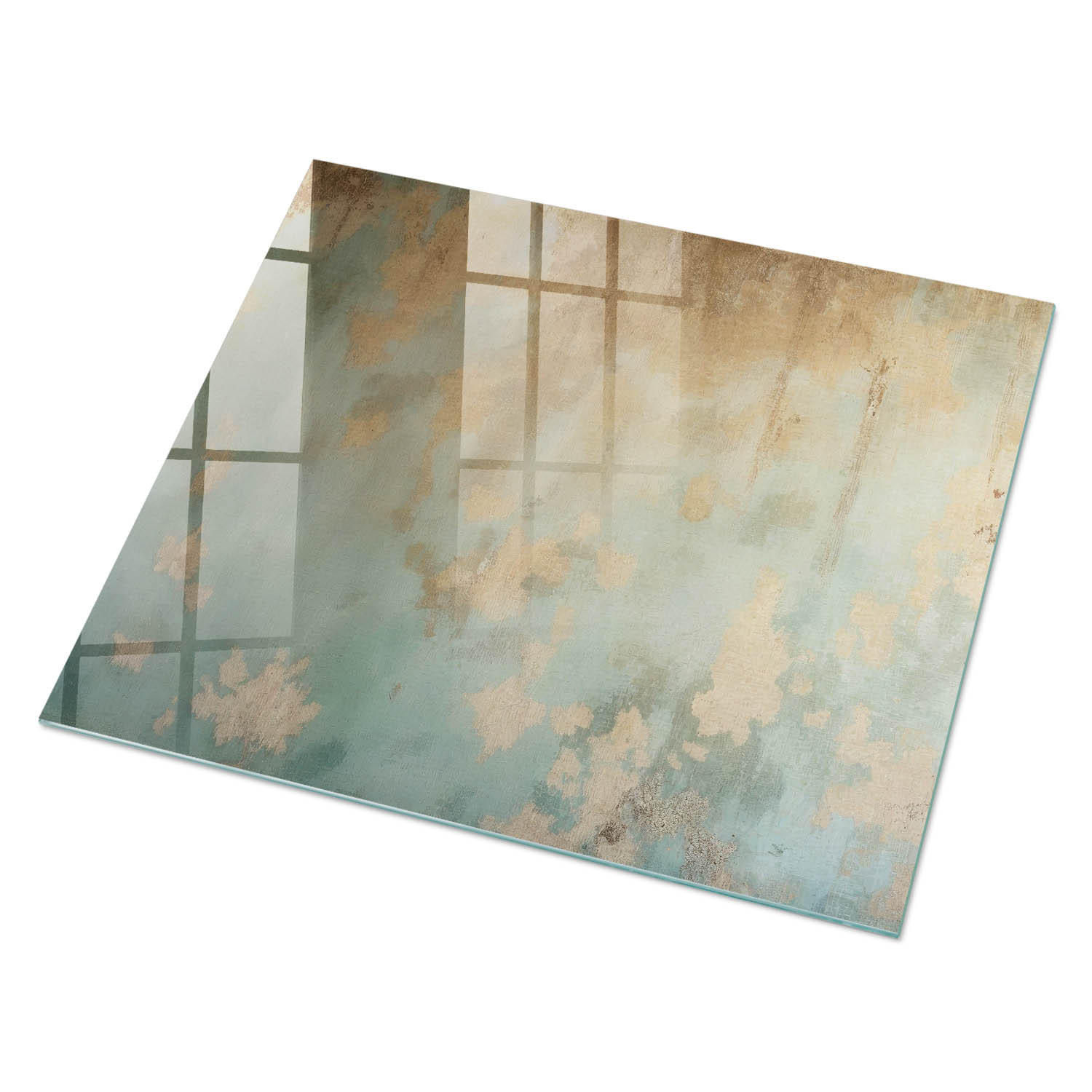 GLASPLATTE 80x60 cm – Hintergrund für innere Ruhe - Braun, Glas (0.4/80/60cm) - ArtPrintCave