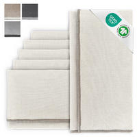 SERVIETTEN aus Halbleinen - Creme, Textil (45/45cm) - Miqio Design