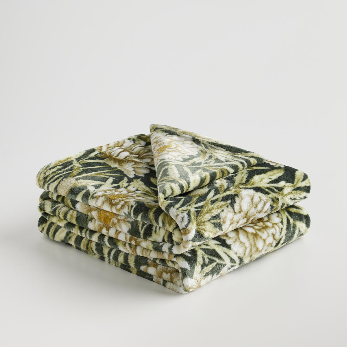 DECKE Forica - Dunkelgrün, Textil (150/200cm) - home&you