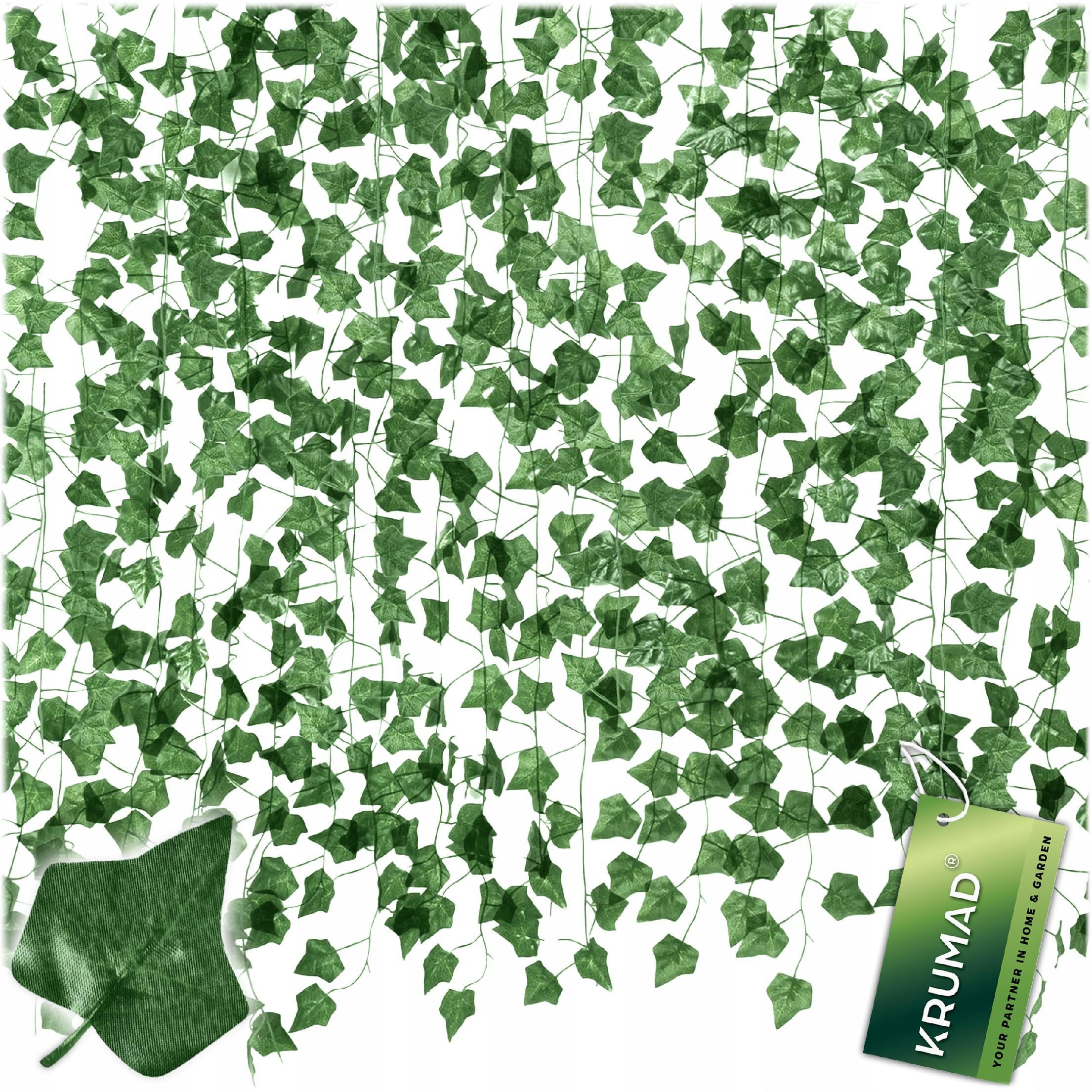 KUNSTPFLANZE Efeu Girlande 27m - Grün, Kunststoff (225cm) - KRUMAD