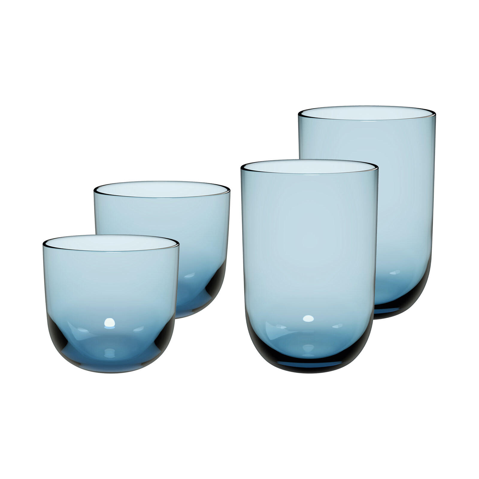 TRINKGLÄSER Like Glass Ice 4er Set - Blau, Glas (0.001L) - like.Villeroy & Boch