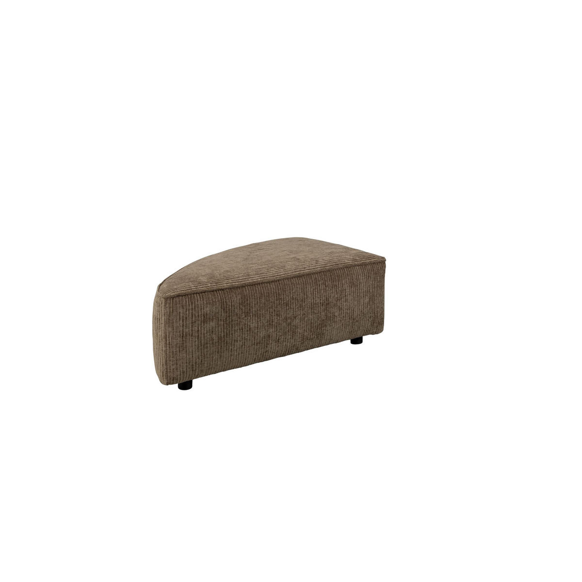 SOFA ELEMENT Hunter Rund Ecken Links Moss/ Grün - Braun/Grün, Textil (60/38/100cm) - Zuiver