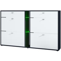 SCHUHSCHRANK Today Fronten in Weiß matt - Weiß, Holzwerkstoff (155.5/95/28cm) - Vladon