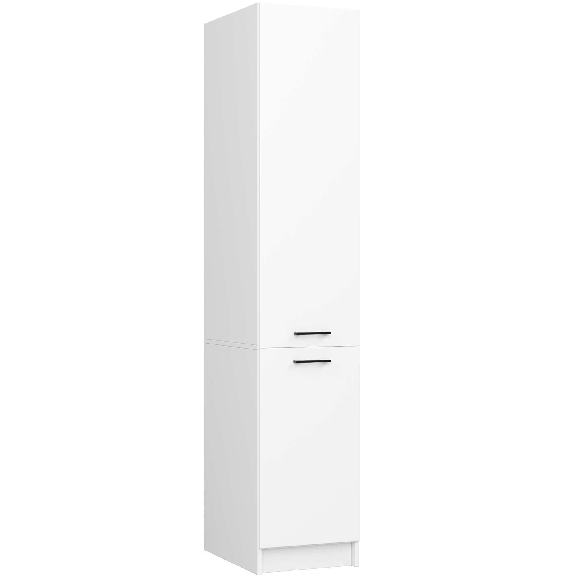 DULAP ÎNALT Alb, Alb 205/40/57 - alb, compozit lemnos (40/205/57cm) - RAUMHIRSCH FURNITURE