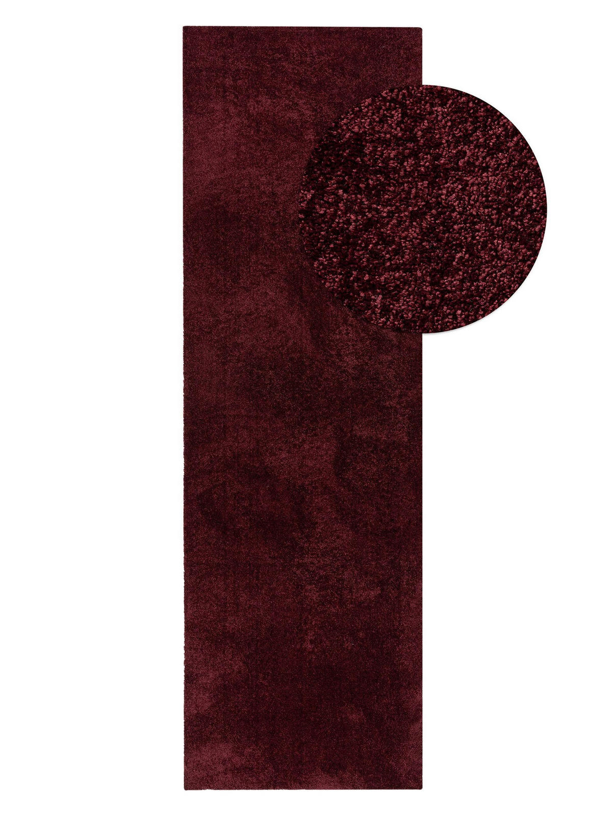 LÄUFER Nina waschbar 80/250 cm - Rot, Kunststoff (80/250cm) - benuta Nest