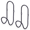 HANDTUCHHALTER 2er-Set 7/6/15,5 cm - Schwarz, Metall (6/15.5/7cm) - Giftdecor