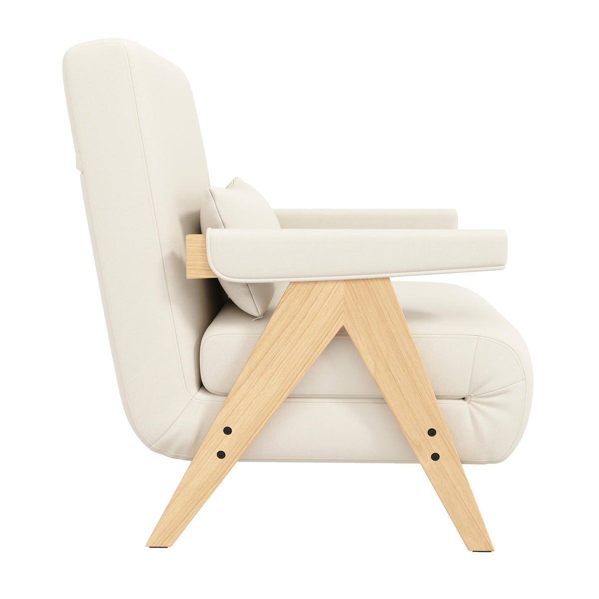 SOFABETT 64/60/87 cm Beige - Beige, Textil (60/87/64cm)