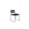 GARTENSTUHL 2er Set Schwarz - Schwarz, Holzwerkstoff (47/78/55cm) - ebuy24
