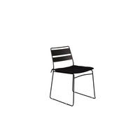 GARTENSTUHL 2er Set Schwarz - Schwarz, Holzwerkstoff (47/78/55cm) - ebuy24