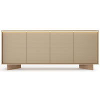 KOMODA Semi, 203 cm - kapučínová/béžová, kompozitní dřevo (203.9/84.4/40cm) - Selsey