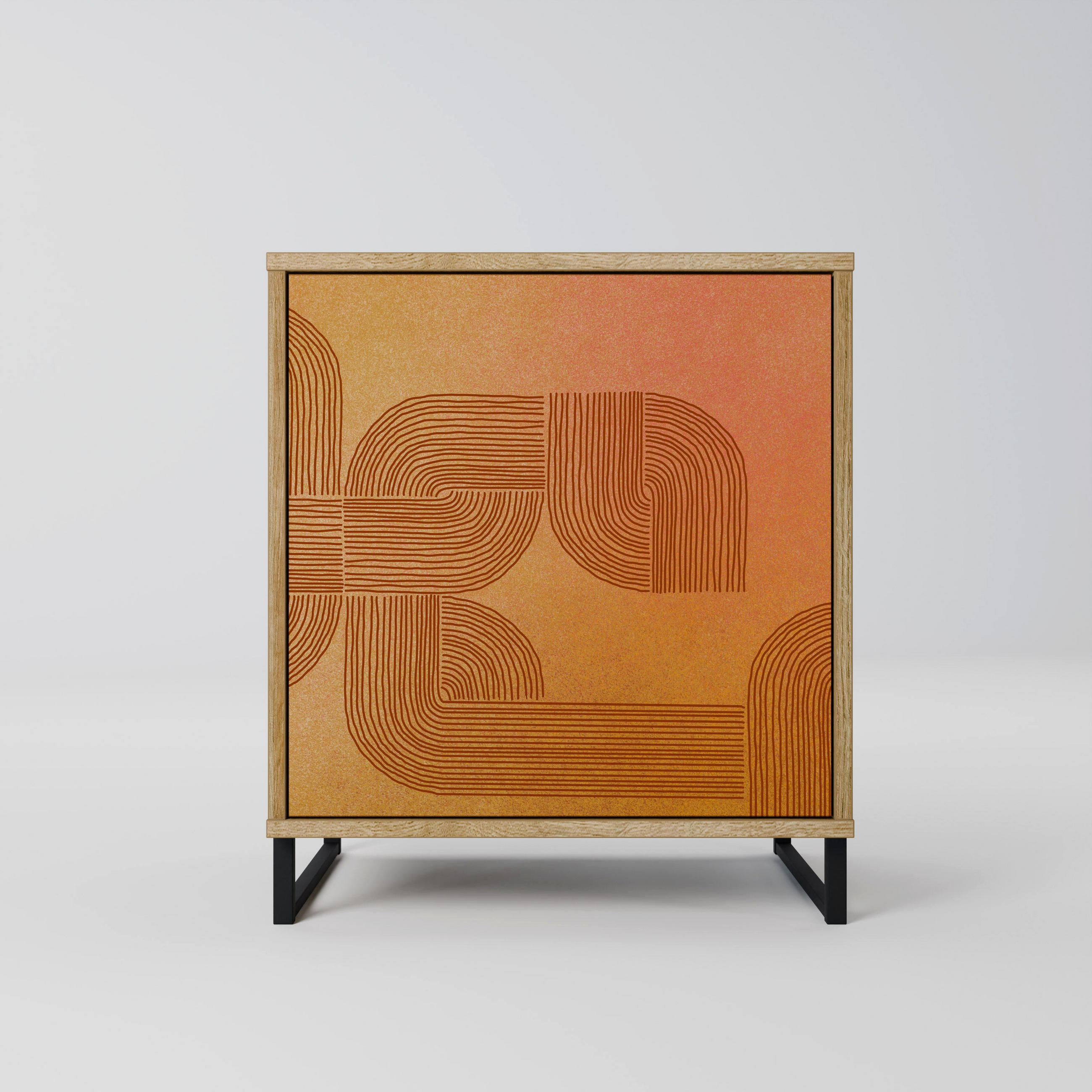 SpaceRebels Sideboard Eiche 57.5x67.5x42 cm