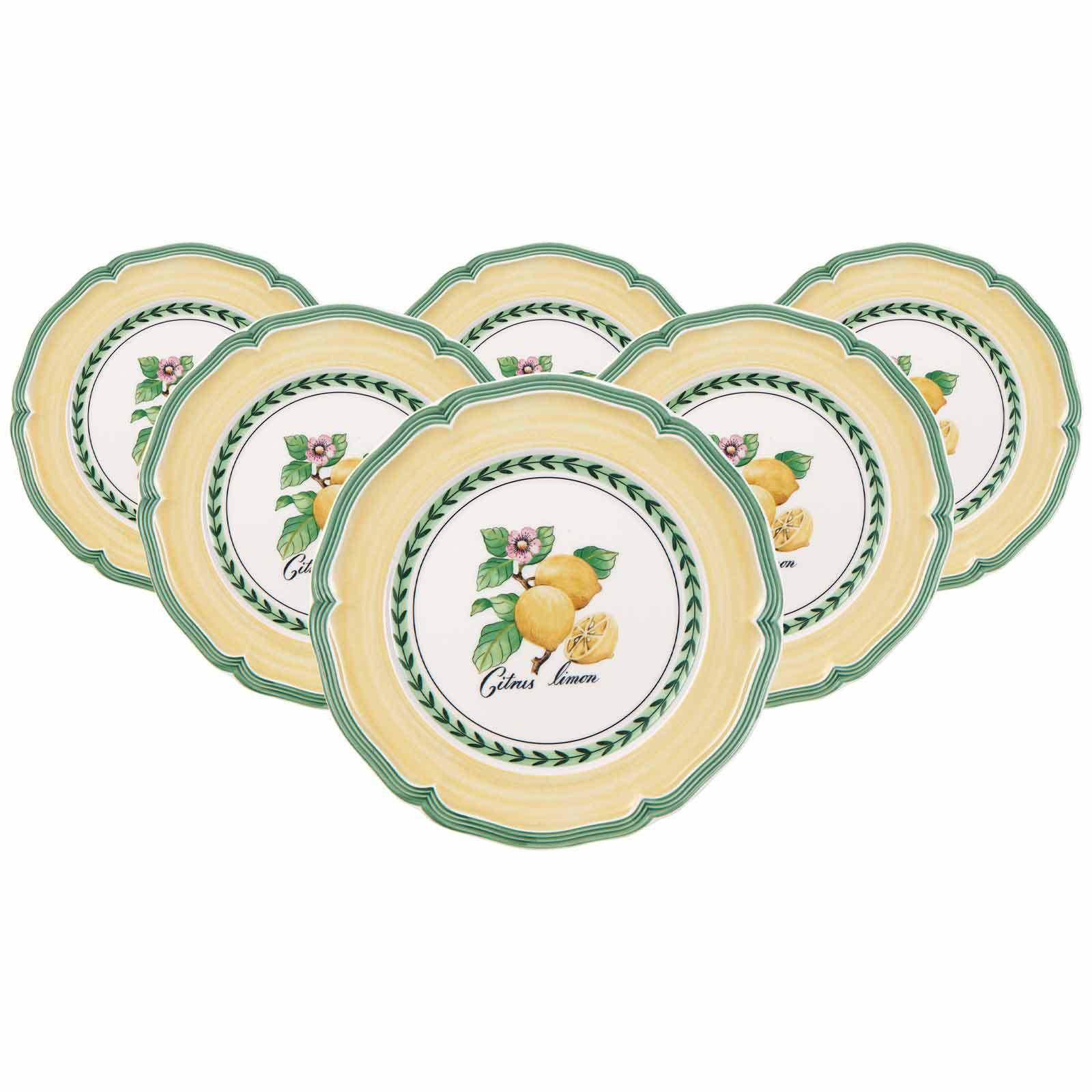 FRÜHSTÜCKSTELLER French Garden Valence bunt ø 20,7 cm 6er Set - Multicolor, Keramik (20.7cm) - Villeroy & Boch