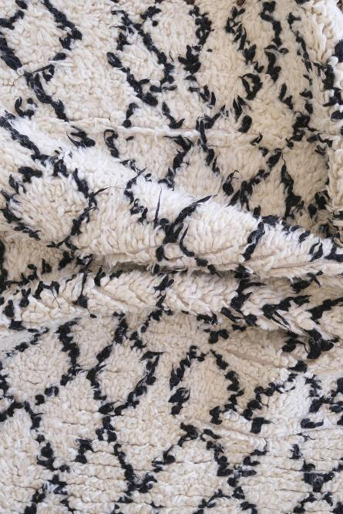 BERBERTEPPICH aus reiner Wolle 193x 407 cm - Weiß, Naturmaterialien (193/407cm) - AFK Living