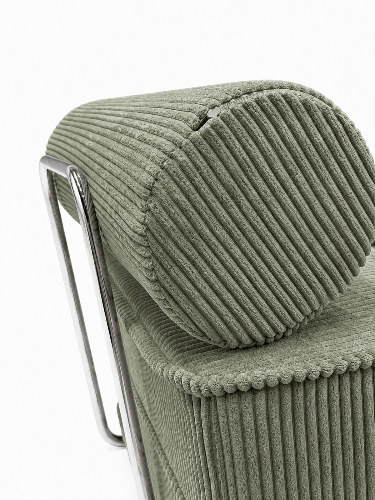 SCHLAFSESSEL ausklappbar, modularer Bodensessel mit Rückenrolle in Olivgrün - Olivgrün, Textil (80/62/95cm) - SURB
