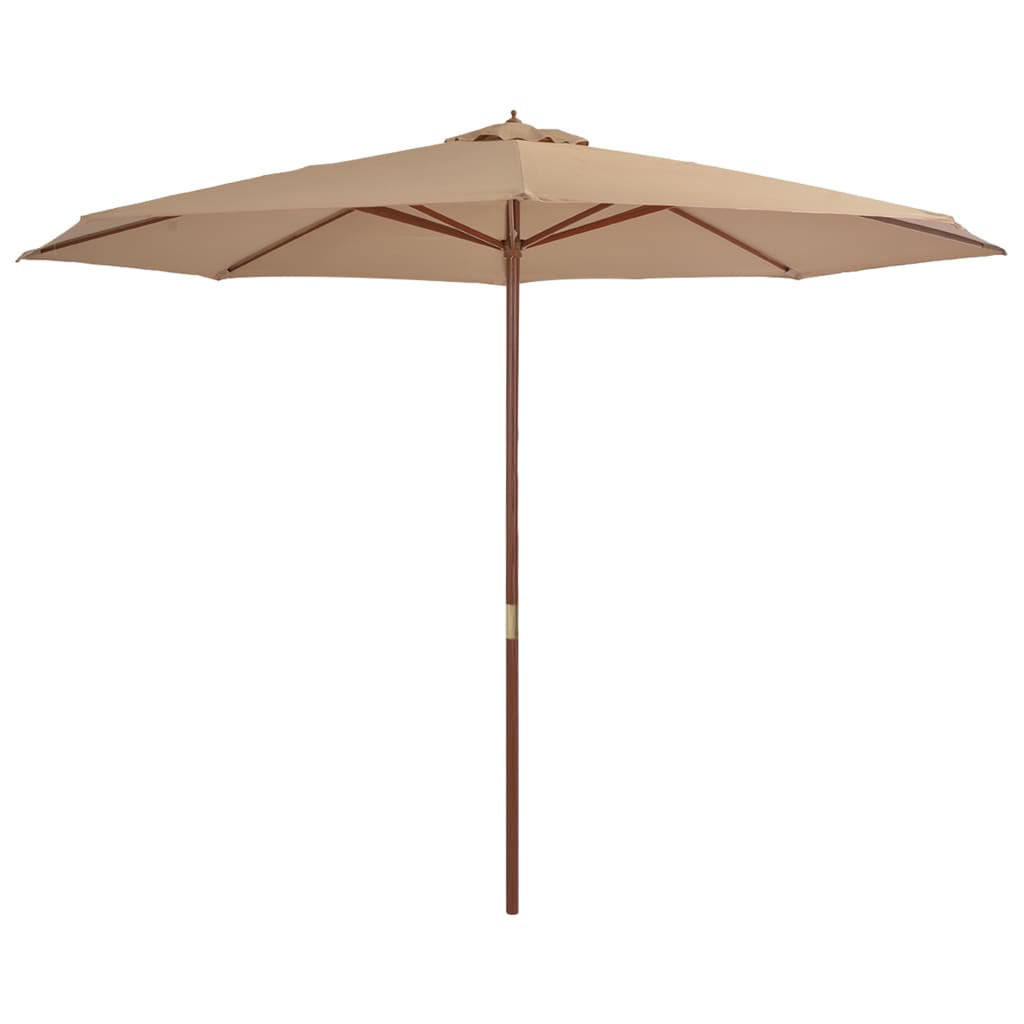 furnicato Sonnenschirm Taupe 350x350 cm