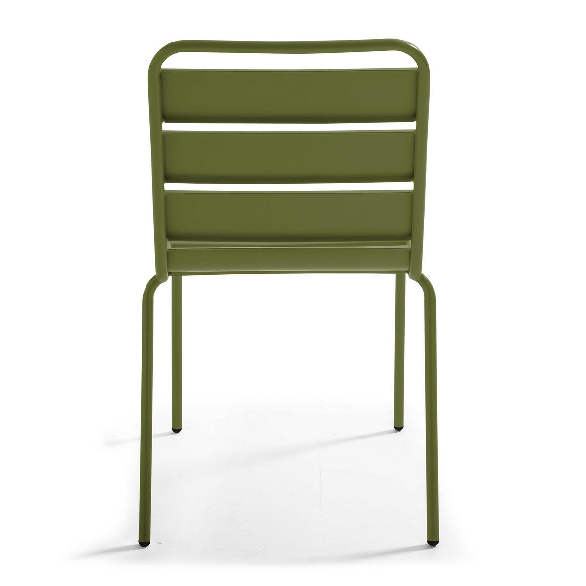 GARTENSTUHL, Khakigrün - Grün, Metall (42/83/53cm) - Oviala