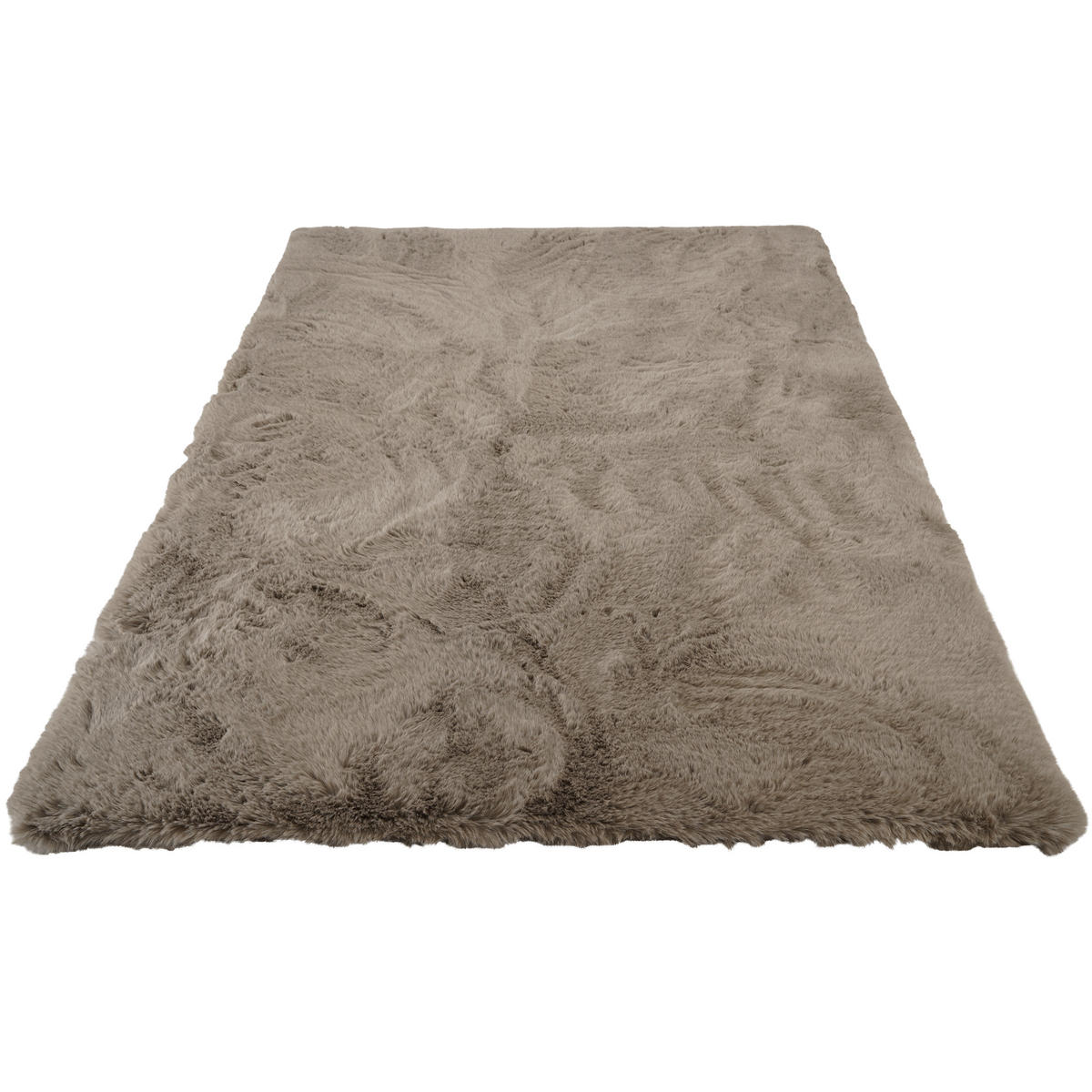 FELLTEPPICH HEAVEN SUPER SOFT 160/230 TAUPE - Taupe, Textil (160/230cm) - Consilio Concept
