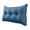 RÜCKENKISSEN Leinenlook Blau 100 cm - Blau, Textil (45/100cm) - Vercart