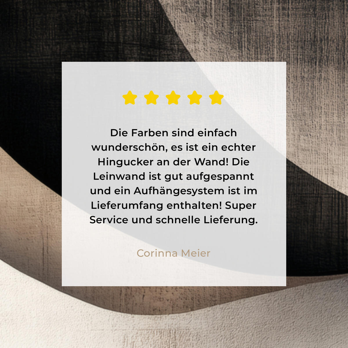 LEINWANDBILD Abstrakt - Wellen - Schwarz - Verwittert 80x120 cm - Trüffeleichefarben, Textil (80/120cm) - MuchoWow