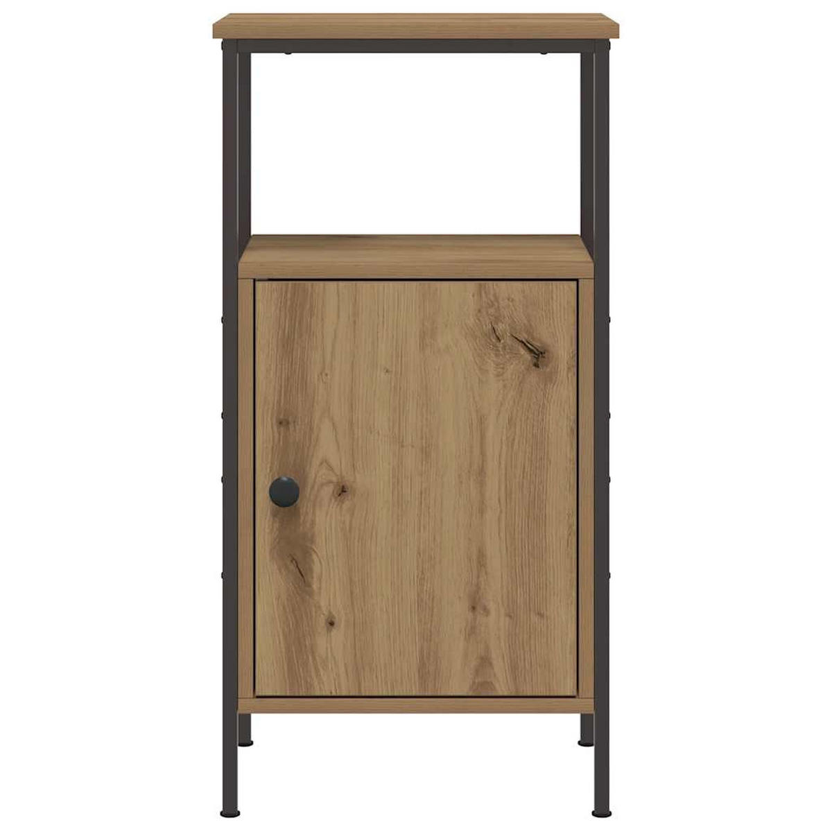 NACHTTISCH Artisan-Eiche 41/31/80 Cm Holzwerkstoff - Braun, Holzwerkstoff (31/80/41cm) - vidaXL