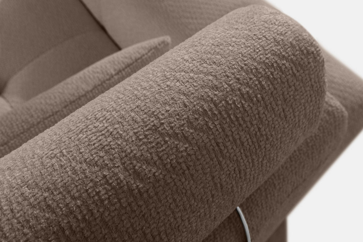 ECKSOFA RECHTS ALIGRA, Braun - Braun, Holz/Holzwerkstoff (290/191cm) - KONSIMO®