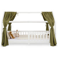 HAUSBETT-HIMMEL NENA grün - Grün, Textil - IDIMEX