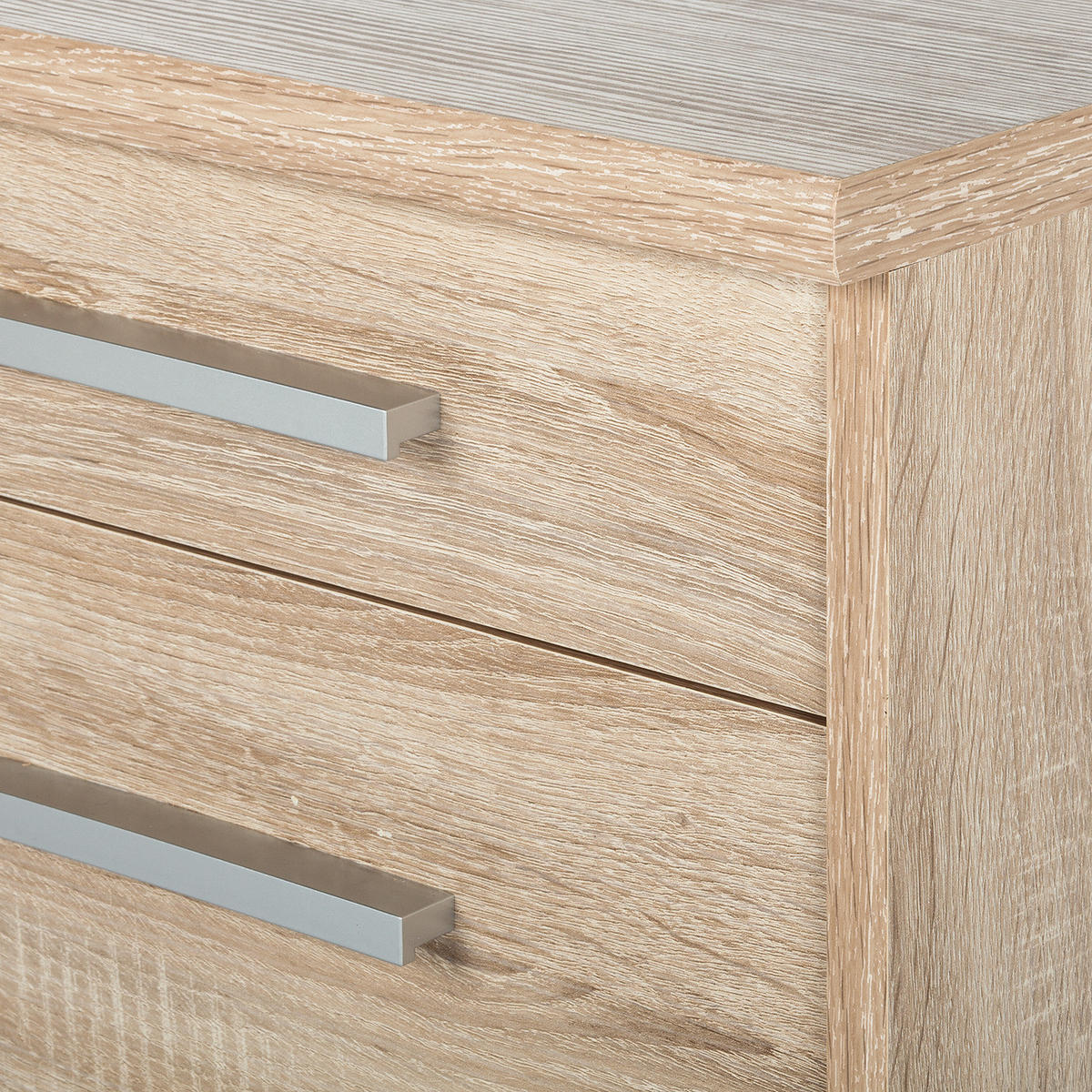 ROLLCONTAINER - Eichefarben, Holzwerkstoff/Kunststoff (40/56/40cm) - home24