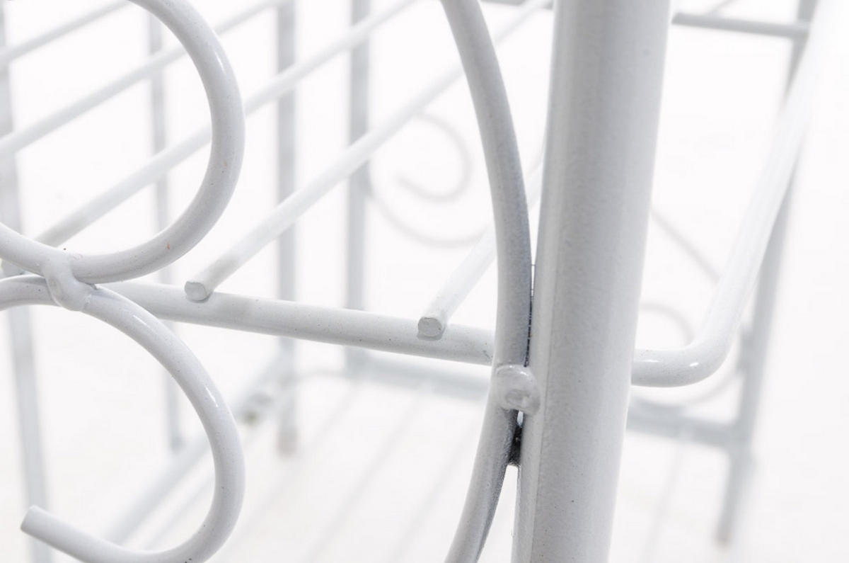 STANDREGAL Rosi weiß - Weiß, Metall (45.5/81.5/24cm) - TPFGarden