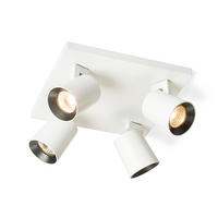DECKENLEUCHTE KENNY IV Weiß 32 W - Weiß, Metall (30/30/20cm) - Rendl