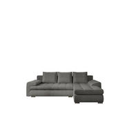 ECKSOFA TOMI Abriamo Dunkelgrau Rechts - Dunkelgrau, Holz (237/150cm) - Kaiser Möbel