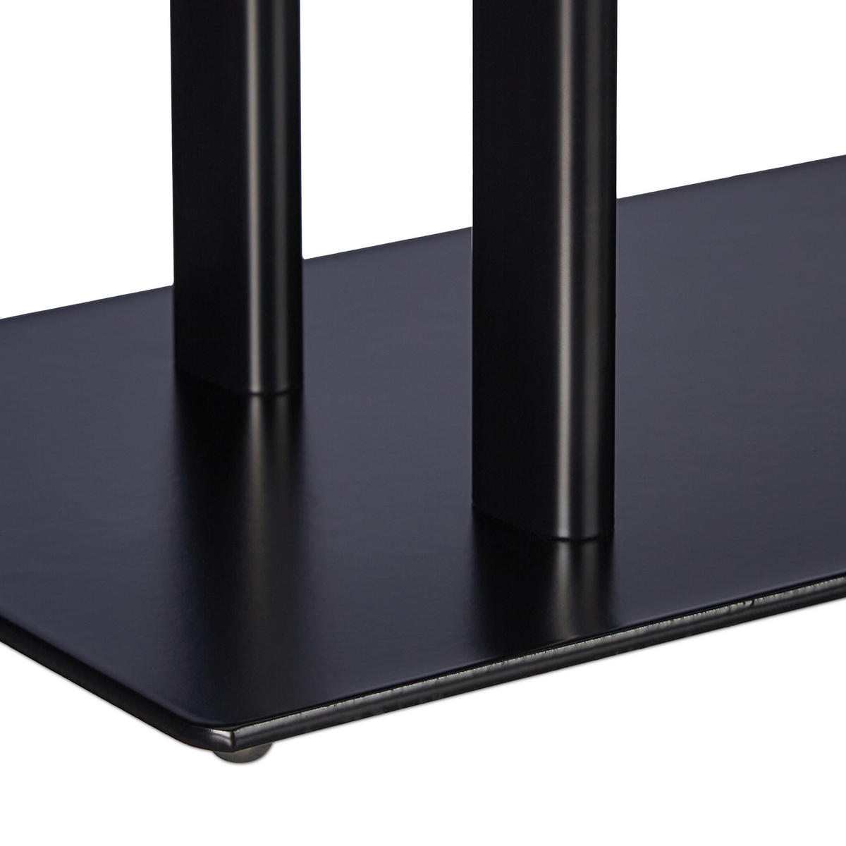 HANDTUCHHALTER - Schwarz, Metall (51/87.5/20cm) - Relaxdays