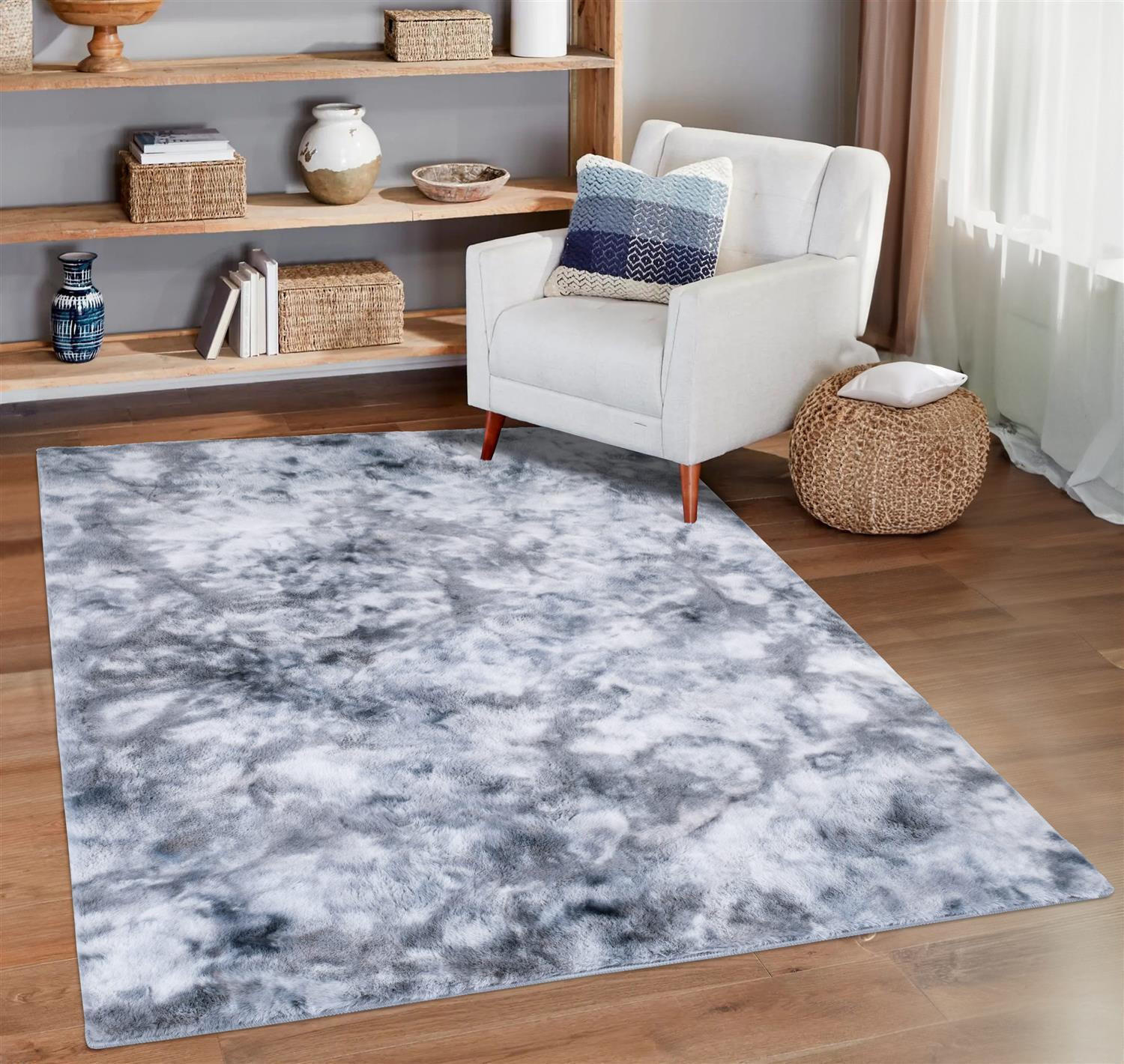 HOCHFLOR-TEPPICH Toledo 500 Grau 160x230 cm - Grau, Textil (160/230cm) - carpet city