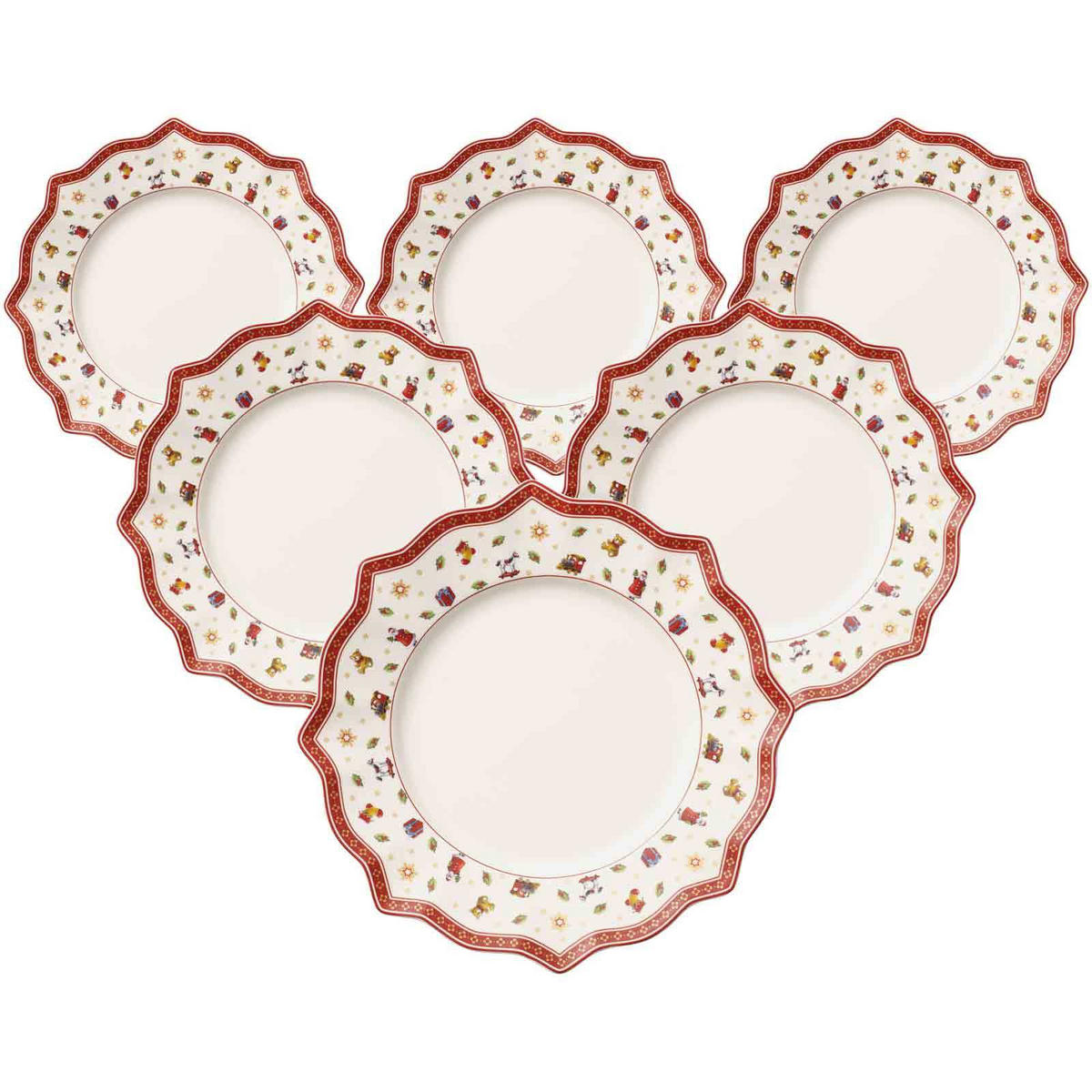 SPEISETELLER Toy's Delight weiß ø 28,4 cm 6er Set - Weiß, Keramik (28.4cm) - Villeroy & Boch