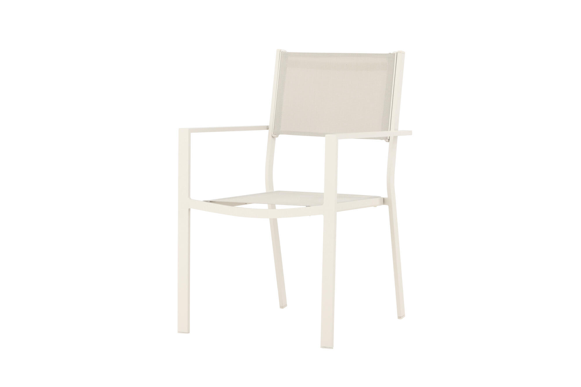 GARTENESSSTUHL COPACABANA Beige 57x61x88 cm - Beige, Metall (57/88/61cm) - FURNLUX