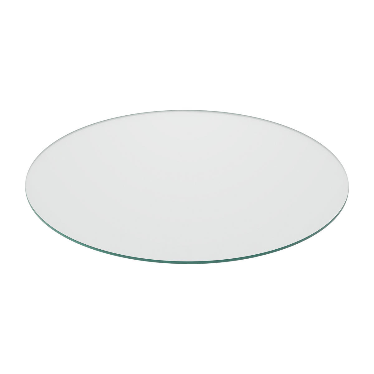 GLASPLATTE - Transparent, Glas (80/80/0.8cm) - Relaxdays