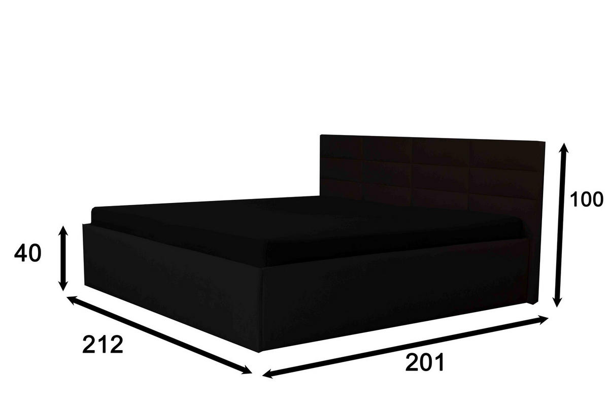 POLSTERBETT Madera Sahara 200 x 200 x 40 cm Stauraum unter der Liegefläche Mit hochwertiger Matratze H3 (bis 120 kg) und Lattenrost - Sahara, Textil (200/200cm) - Halmon Schlafkomfort Betten 